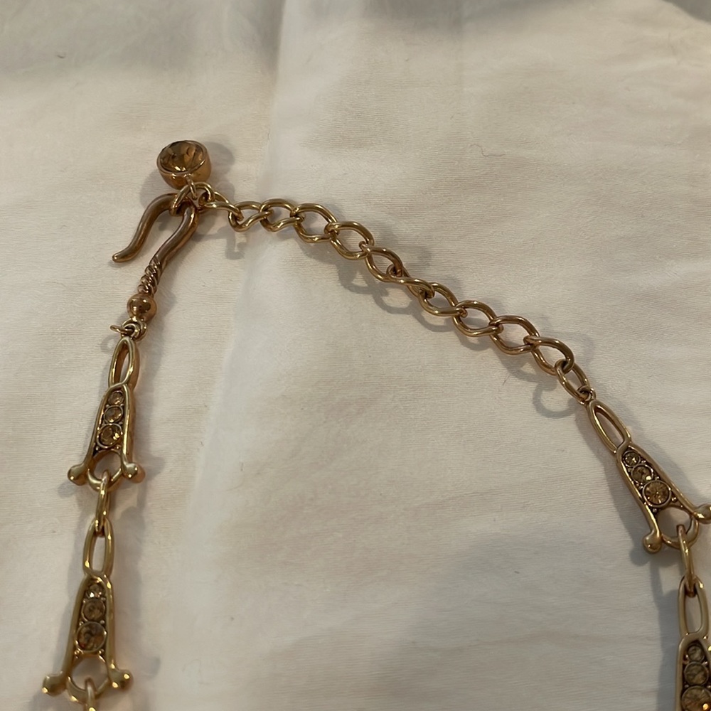 Akkad statement Swarovski style stones necklace - Picture 3 of 6